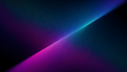 Fototapeta premium Abstract Diagonal Light Beam Neon Purple and Blue Gradient