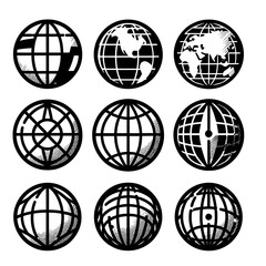 Globe Icons Set – Global Network, World Map, and Earth Symbol Vector Collection

Globe Icons Set – Global Network, World Map, and Earth Symbol Vector Collection


