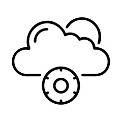 Cloud data server with synchronized loading processing server security and uptime