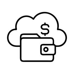 Secure online wallet with cloud data protection and financial management