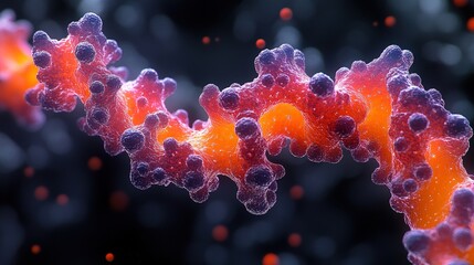 Abstract illustration of a biological structure