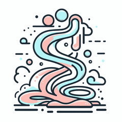 vector illustration of an abstract background