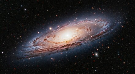 Spiral galaxy in deep space (32)
