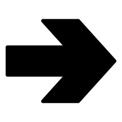 black arrow sign