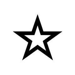 Obraz premium vector star logo, icon