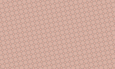 Delicate repeating pattern with circles and lines creates a subtle, versatile blush background.
