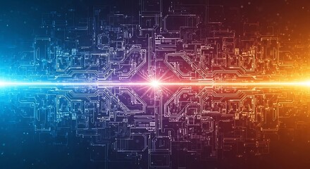 Obraz premium Abstract Digital Waves & Network Backgrounds - High-Resolution Futuristic Textures for Technology, AI, and Data Visualization Projects