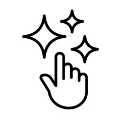 Cursor with AI. Generating AI concept icon