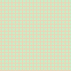 Seamless pattern of geometric shapes with an octagon and square design creates a pleasing and retro repeating visual.