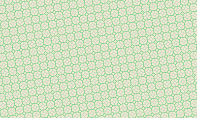 Soft green geometric pattern offers a calming and retro aesthetic for backgrounds or textile design projects.