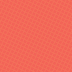 Geometric pattern background features circles and squares in warm coral hues for modern design projects.