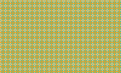 Golden seamless pattern with a modern design of turquoise and tan circles for textile and wallpaper applications.