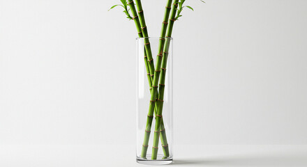 Obraz premium green onion in a glass