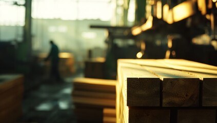 Golden Hour Lumber: A Glimpse into Woodworking