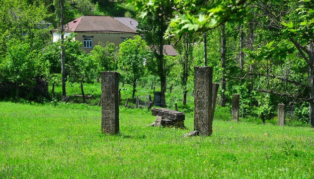 The Sheikh Junayd Mausoleum in Qusar, Azerbaijan was built in the 16th century and is one of the oldest surviving mausoleums in the country.