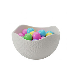 colorful candy in a bowl