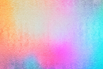 Abstract pastel rainbow hologram, silver iridescent foil texture background, raster image.	