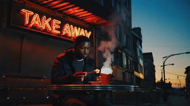 Takeaway food.