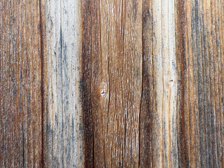Close-up of weathered wooden planks with natural texture and grain