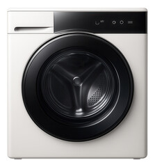 Dryer machine with a steam function, enhancing fabric care in a suburban house.