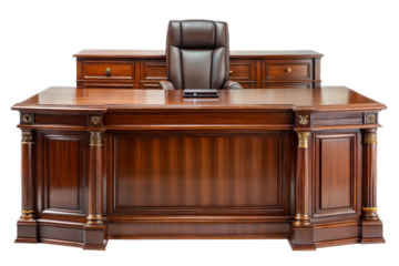 old wooden cabinet isolated