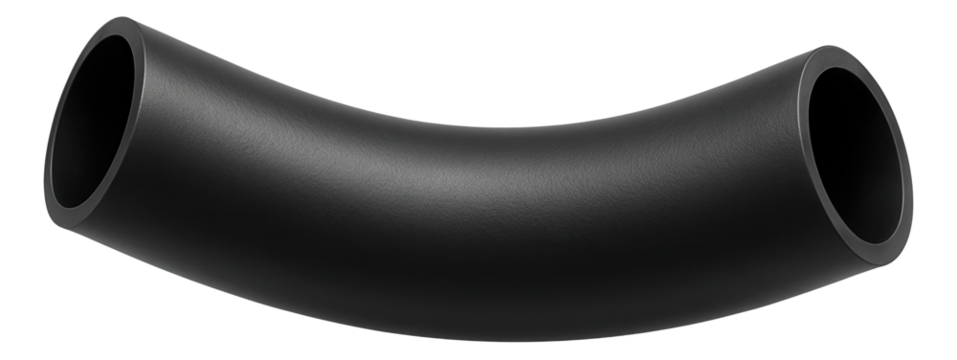 HDPE pipe used in a cottage's geothermal heating system, offering sustainability and energy efficiency.