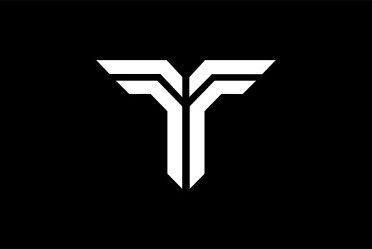 F T F FT TF FTF FF VT VF TFV FTT VTF TVF FVT VFT initial logo design vector symbol graphic idea creative, gym and fitness logo with triangle