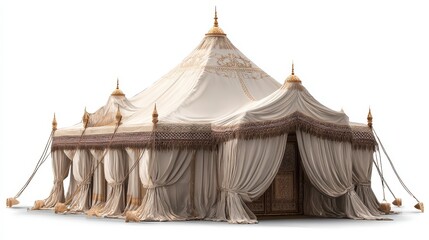 Arabian Tent isolated on white background