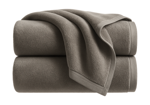 A set of oversized bath sheets, offering extra comfort and warmth in a spacious home bathroom.