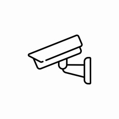 cctv camera icon sign vector