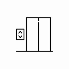 lift elevator icon sign vector