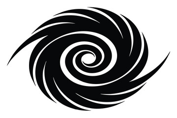 dark magic swirl vector icon