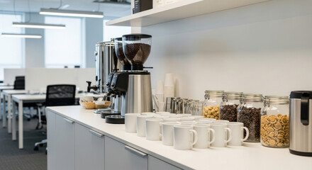 Office coffee station photo