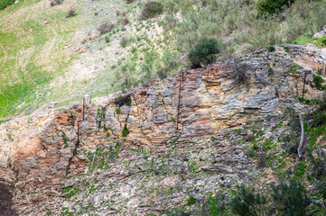 Hiking to Montejaque dam (Presa de Montejaque) and Hundidero cave (Cueva del Hundidero) in the...