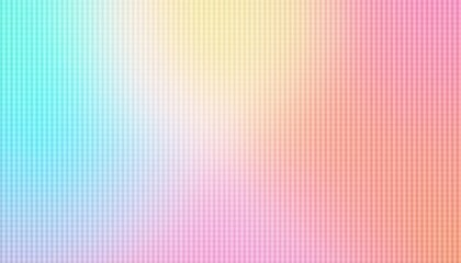 Vibrant summer poster design, orange teal turquoise pink abstract grainy gradient background with noise texture effect