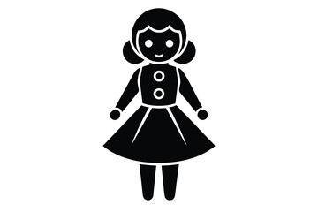 living doll vector icon