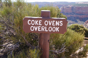 Colorado National Monument - canyon view at Coke Ovens Viewpoint