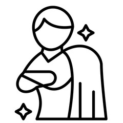 Fearless Avenger Vector Icon