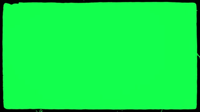 Retro Camera Effect on Green Screen | Dynamic Transition Animation