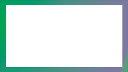 Fototapeta premium Green square frame for your text, a blank illustration design for web or printGreen square frame for your text, a blank illustration design for web or print