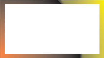 Abstract Gradient Frame Modern Border Design Element