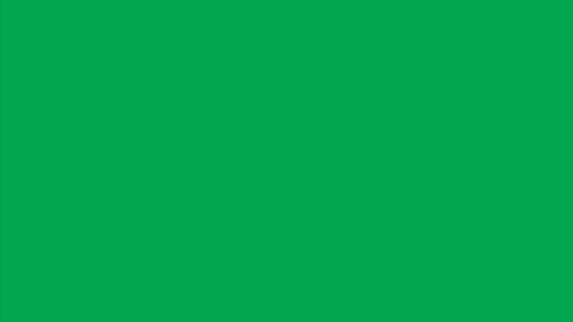 Black chain barrier with padlock unlocking animation in the center on green screen. 4K animated for motion graphics, security, overlays, and video editing.