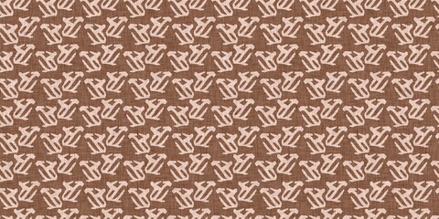 Abstract vintage squiggle seamless border. Gender neutral artistic repeatable curl for washi tape, banner and hand drawn design. 