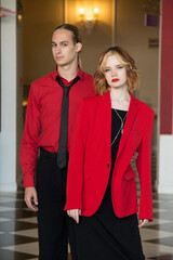 young couple in the city