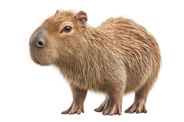 PNG Close-up of capybara: world's largest rodent in detail