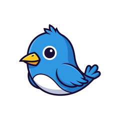 Cute Bird Icon Cartoon very cool
