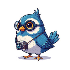 Cute Bird Icon Cartoon very cool