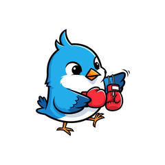 Cute Bird Icon Cartoon very cool