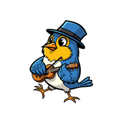 Cute Bird Icon Cartoon very cool