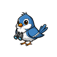 Cute Bird Icon Cartoon very cool